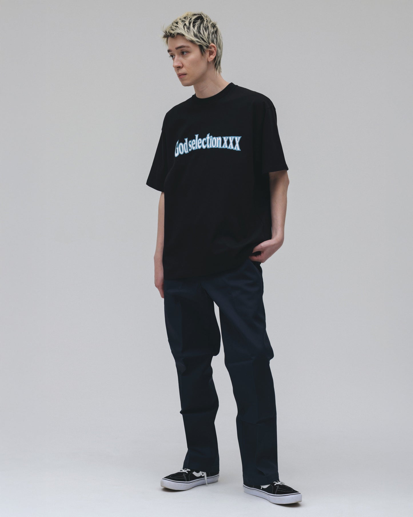 XXX Blue Outline Logo Tee