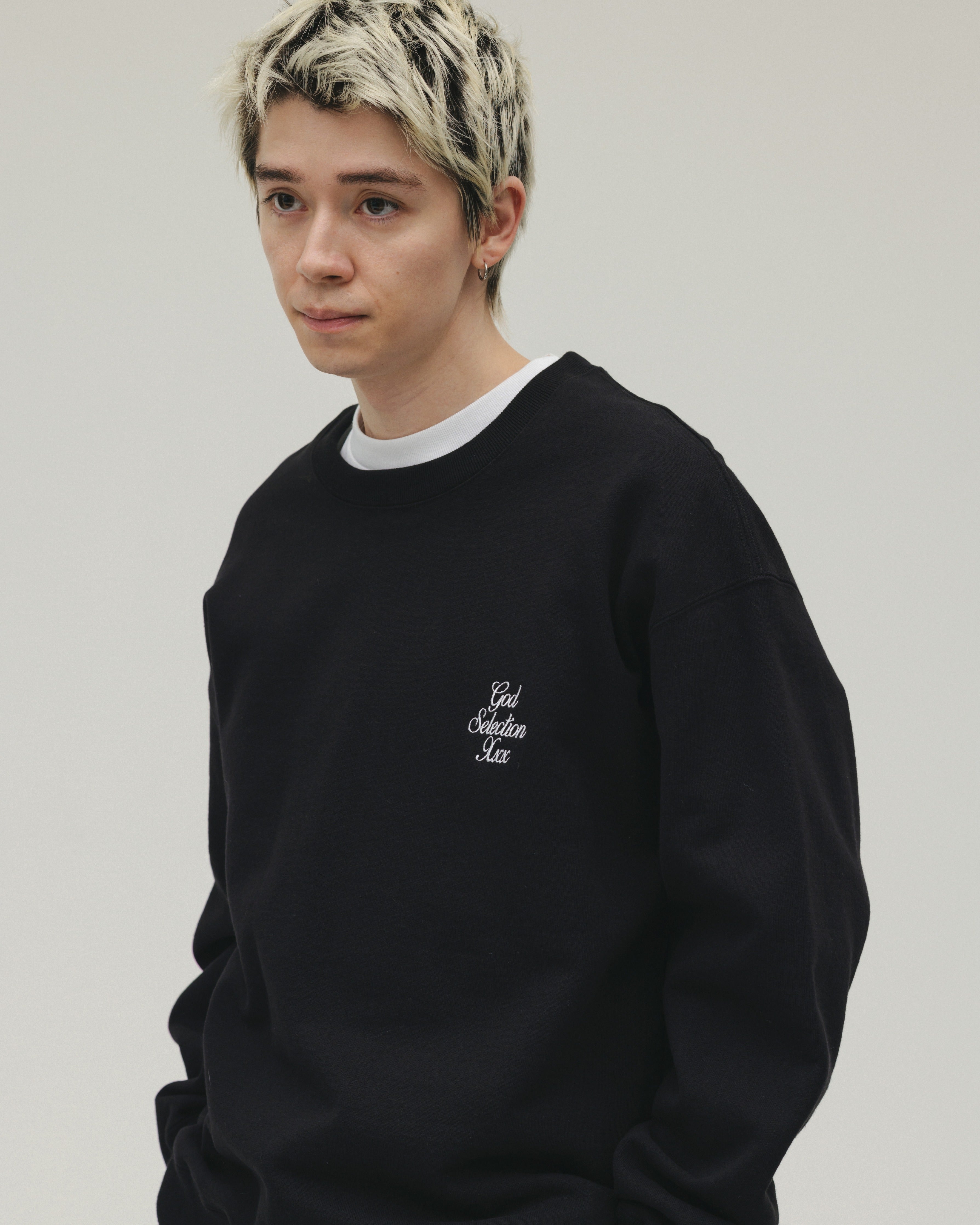 Script Logo Crew Neck Sweatshirt – GOD SELECTION XXX