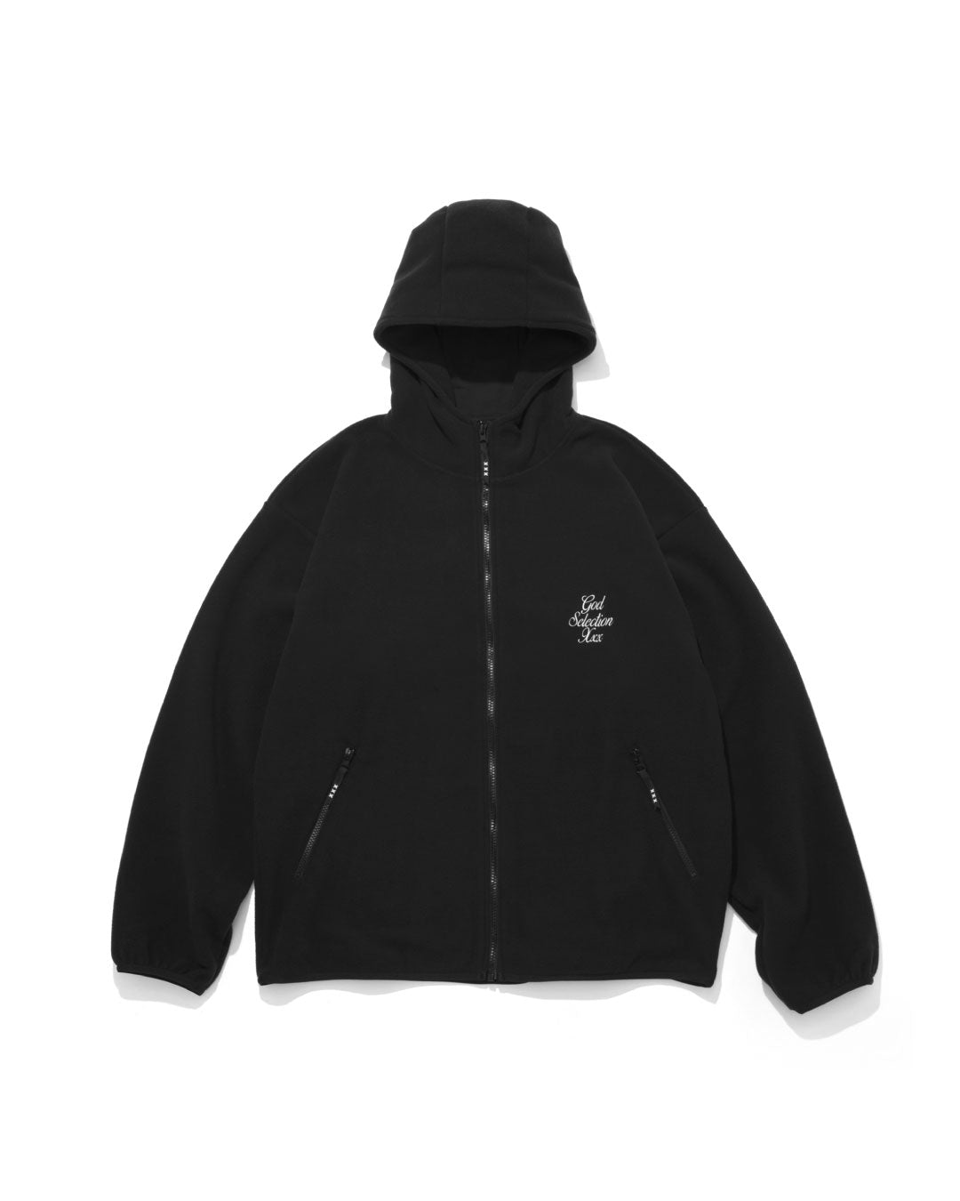 Script Logo Fleece Full Zip Hoodie