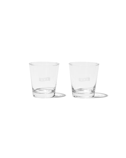 Box Logo Glass Set (Set of 2)