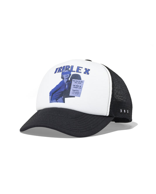 "TRIPLEX" Block Letter Logo Mesh Cap(CAP,HAT&BEANIES)