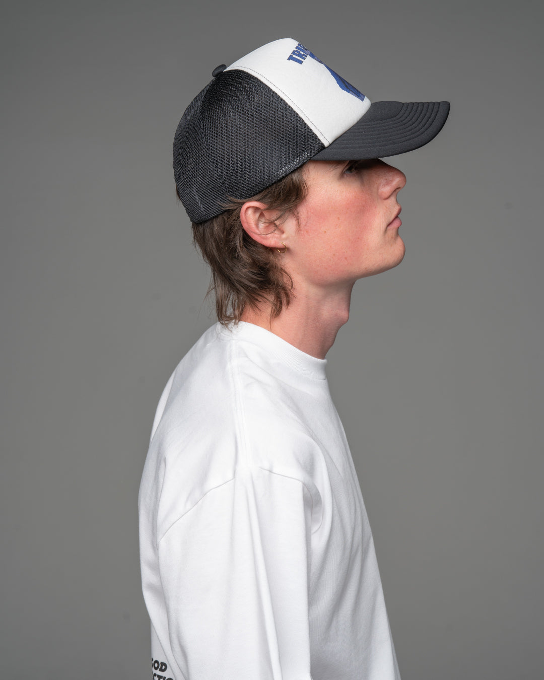 "TRIPLEX" Block Letter Logo Mesh Cap(CAP,HAT&BEANIES)