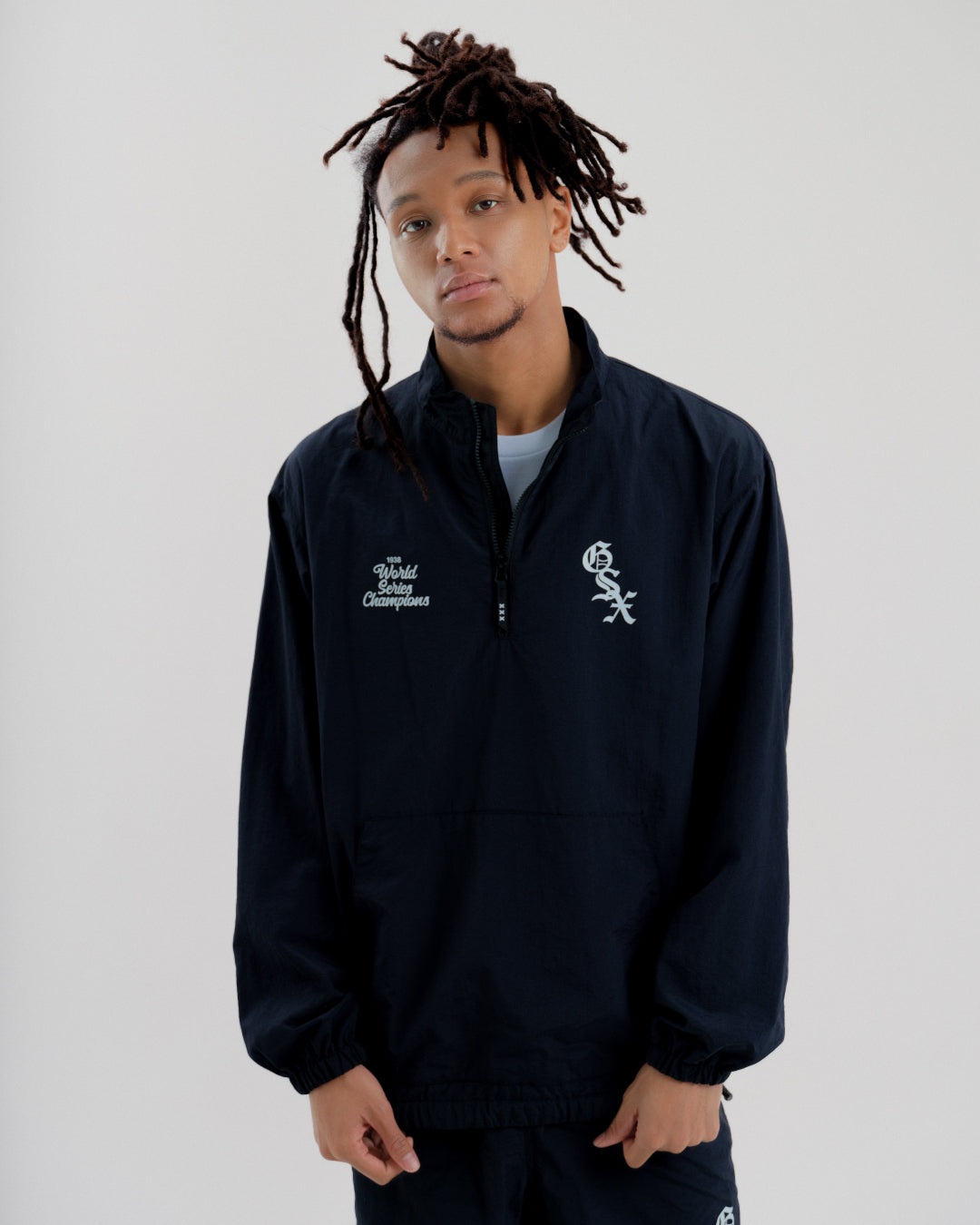 GSX Logo Half-Zip Pullover Track Jacket – GOD SELECTION XXX