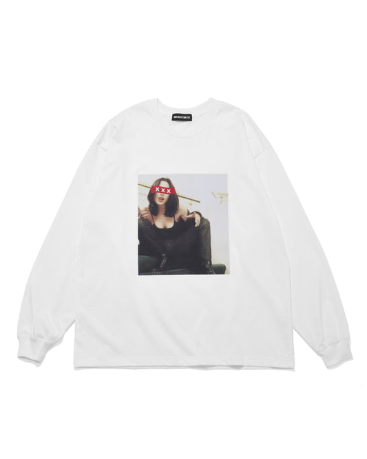 Womens Photo Graphic Long Sleeve Tee