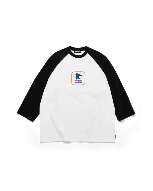 XXX MAIL Parody Logo Raglan Sleeve Tee