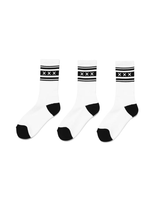 XXX Logo Line Socks 3-Pack