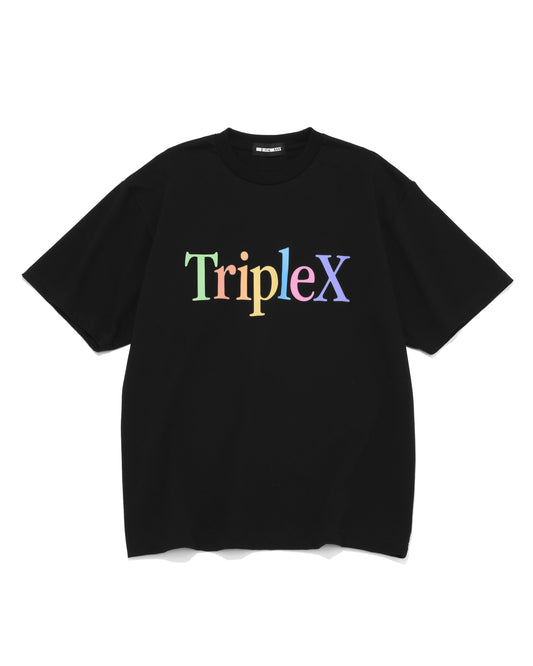 "TripleX" Multi-Color Logo Tee