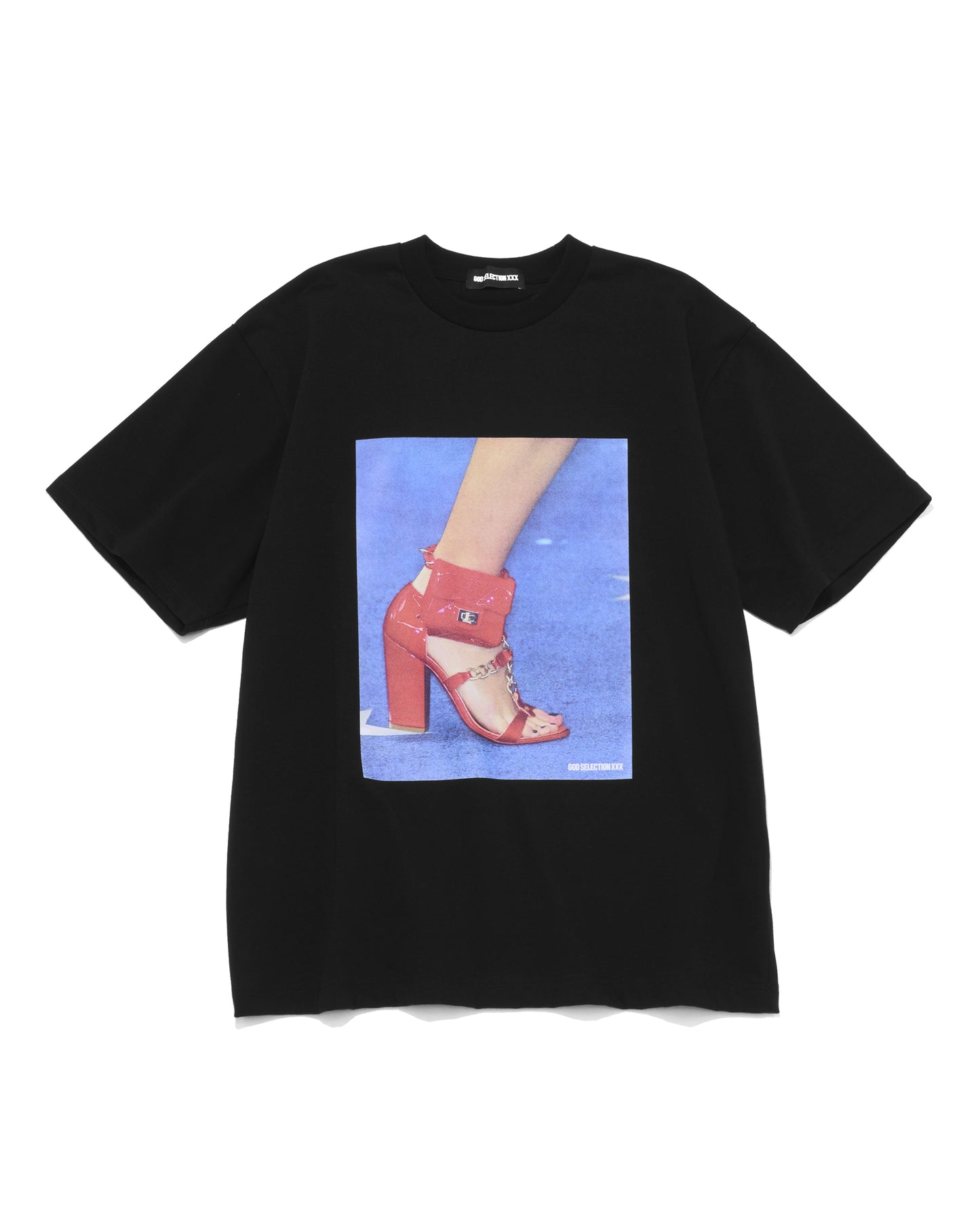 Red Heel & Pouch Photo Tee