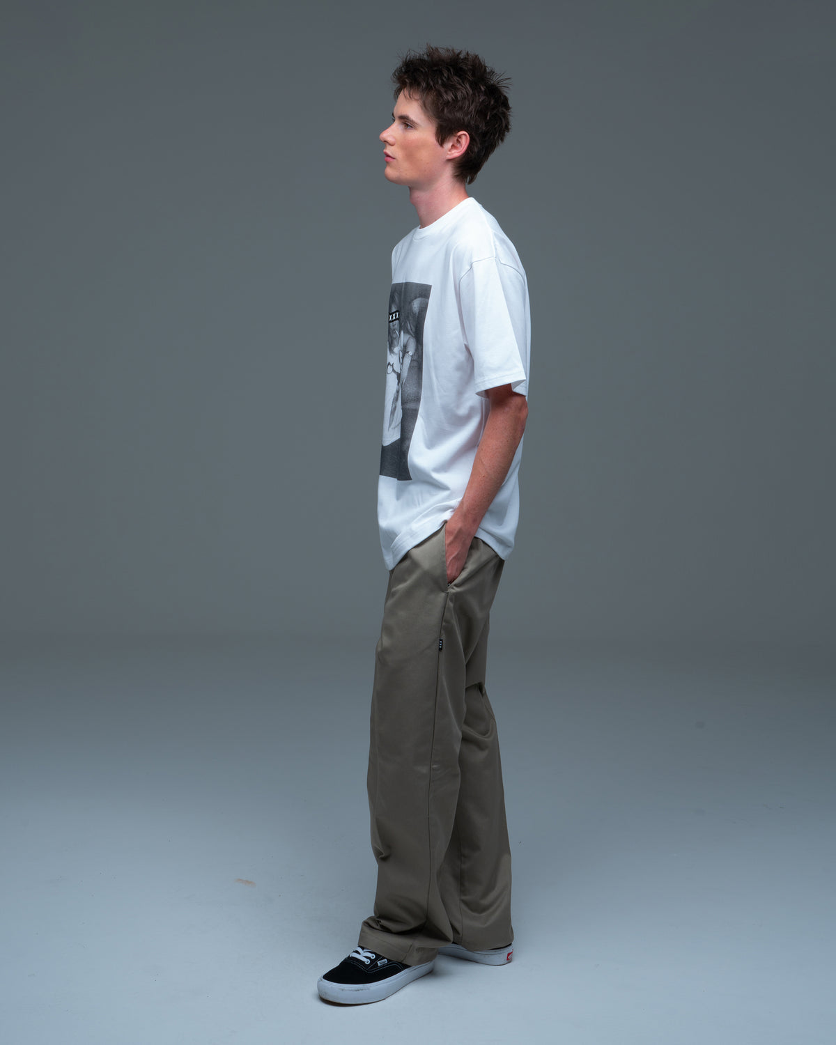 Box Logo "Brass Knuckle Scissors" Photo Tee