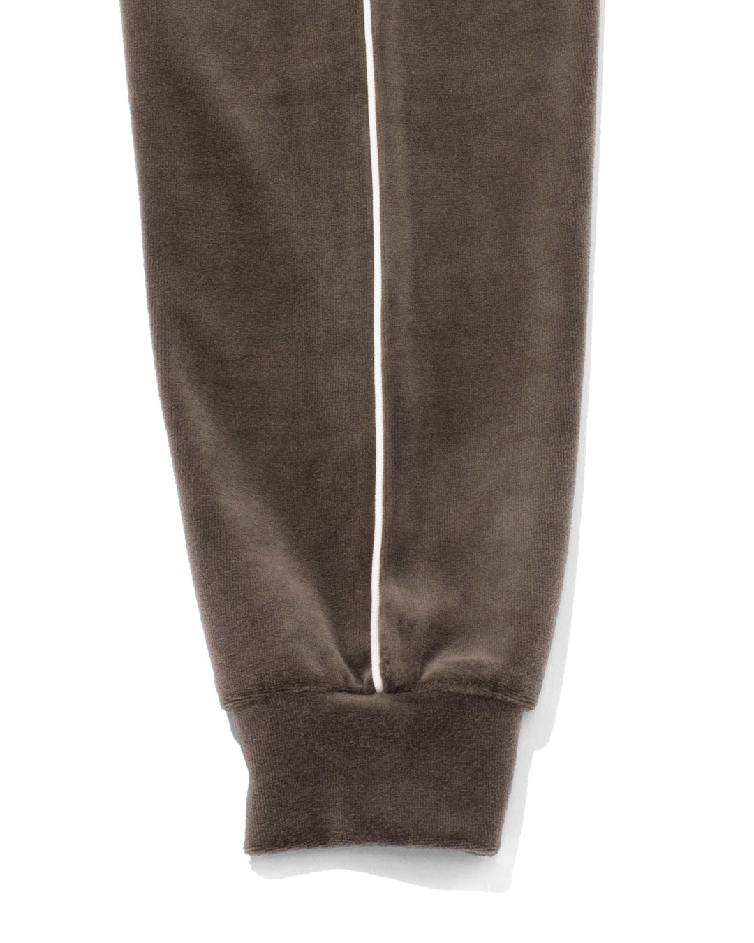 Script Logo Velour Zip-Up Hoodie