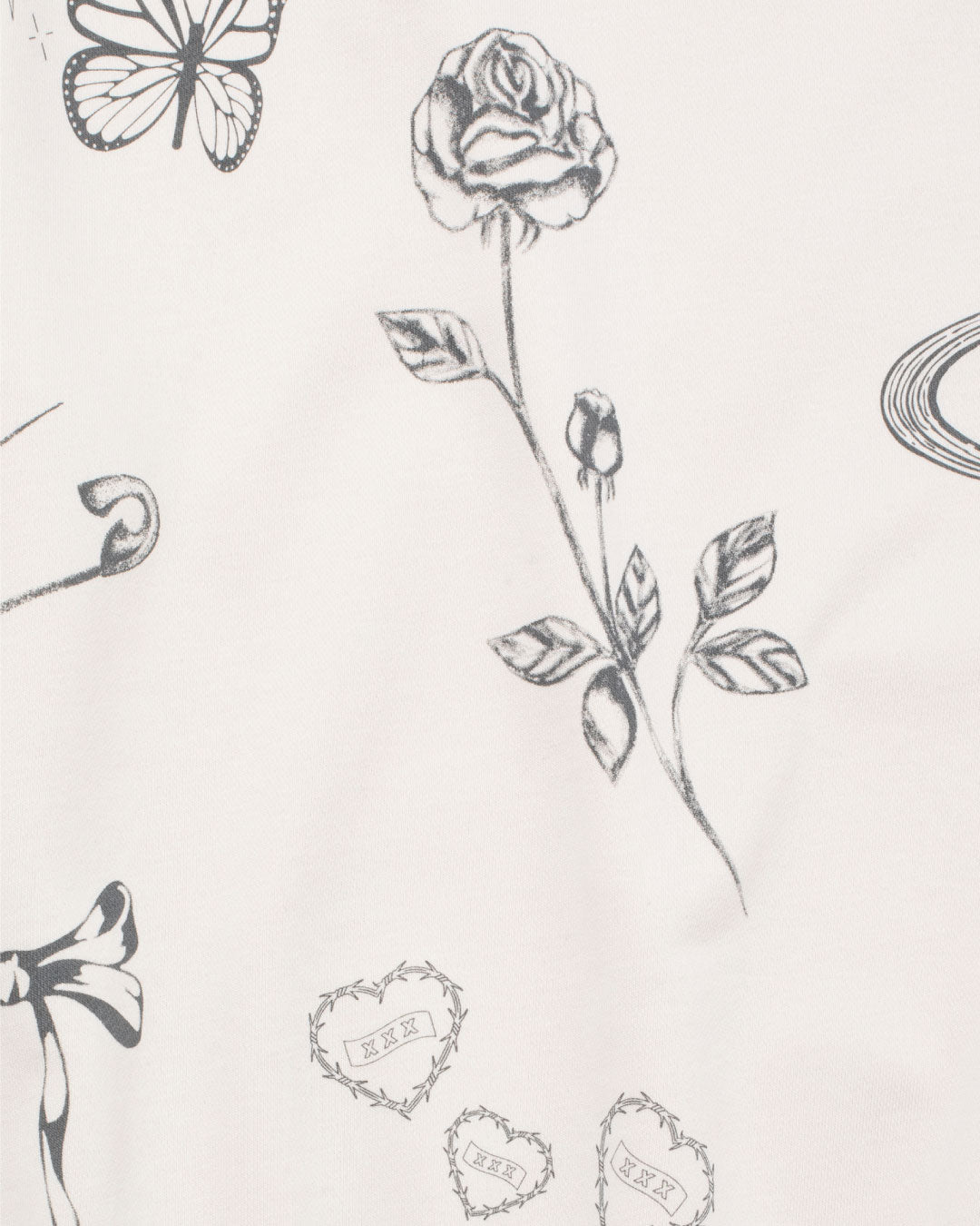 XXX Multi Tattoo Print Sweatshirt