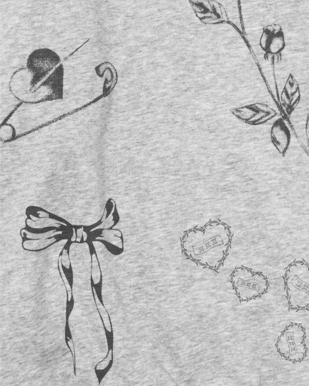 XXX Multi Tattoo Print Sweatshirt