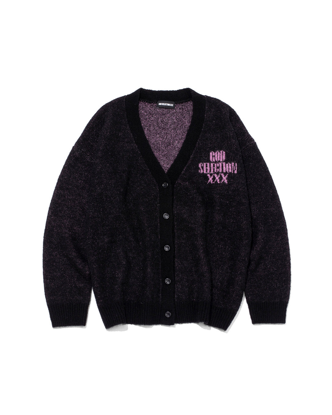 XXX Tall Logo Mohair Knit Cardigan