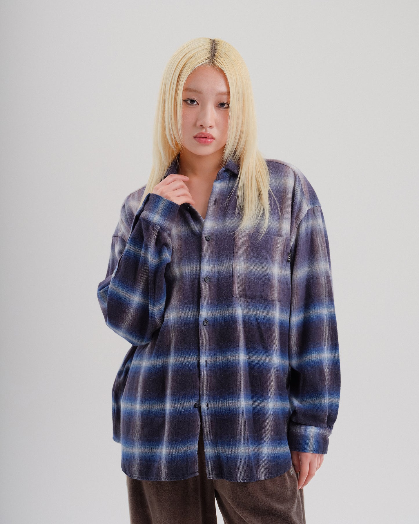 Gradation Check Flannel Shirt