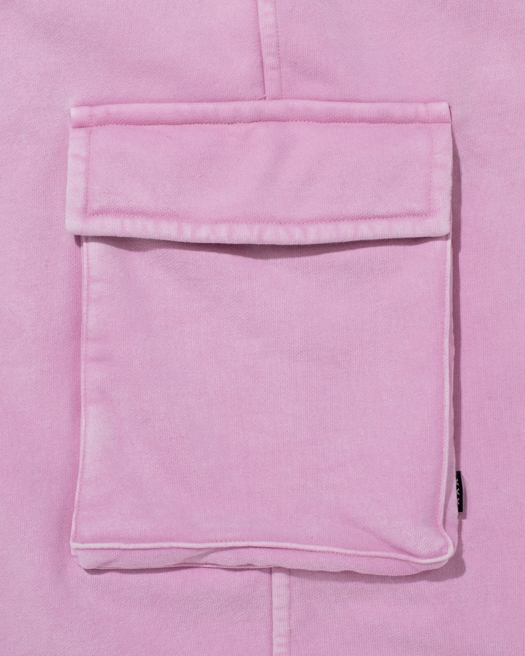 Rhinestone Logo Pigment Dyed Cargo Long Skirt