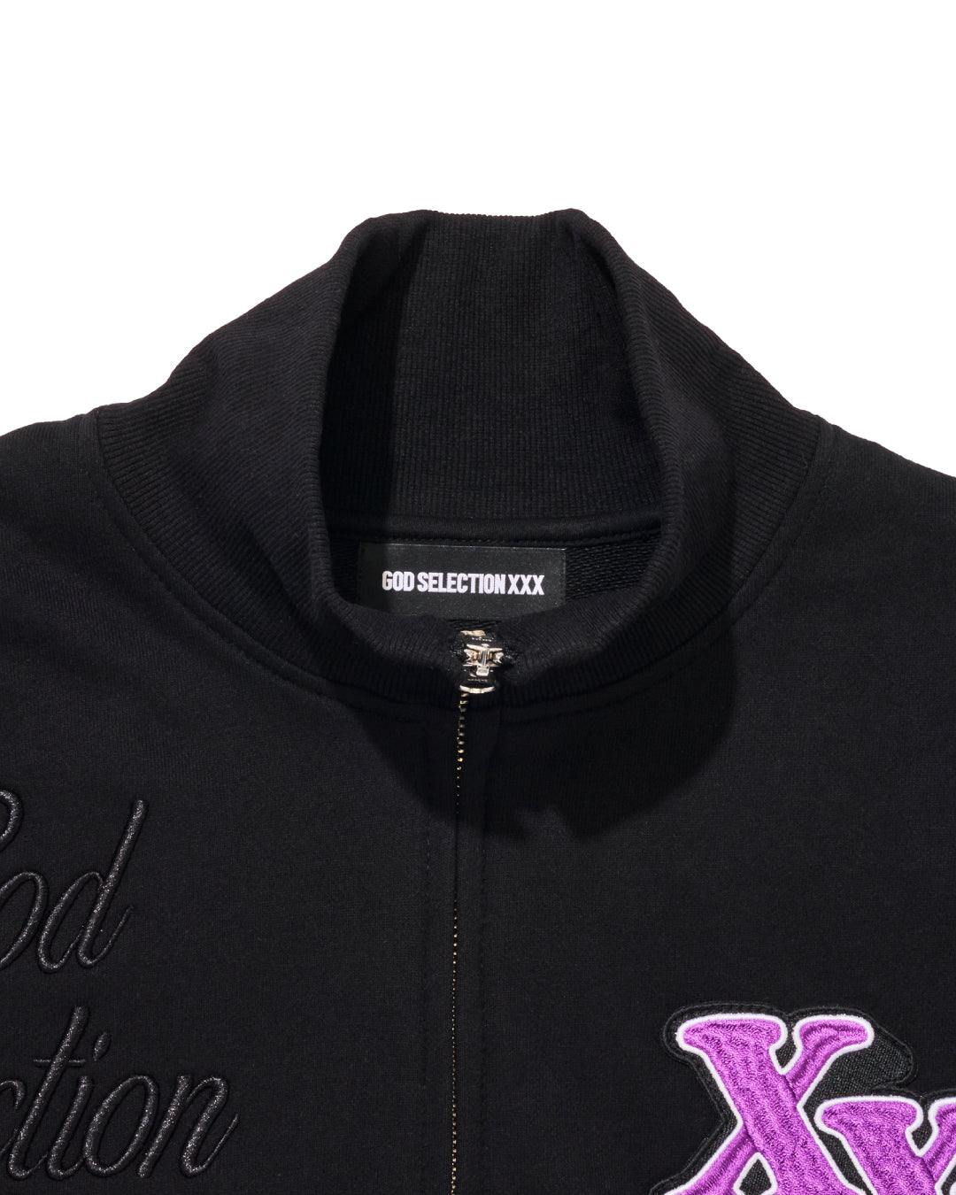 Multi-Logo Patch ZipUp HighNeck Jacket