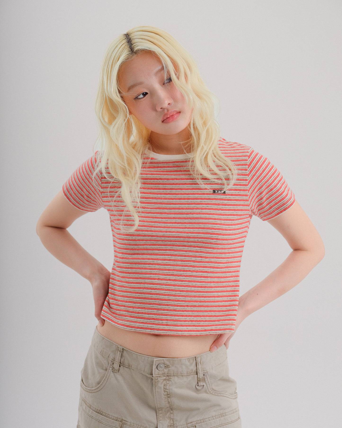 Mini Box Logo Multi-Border Tee