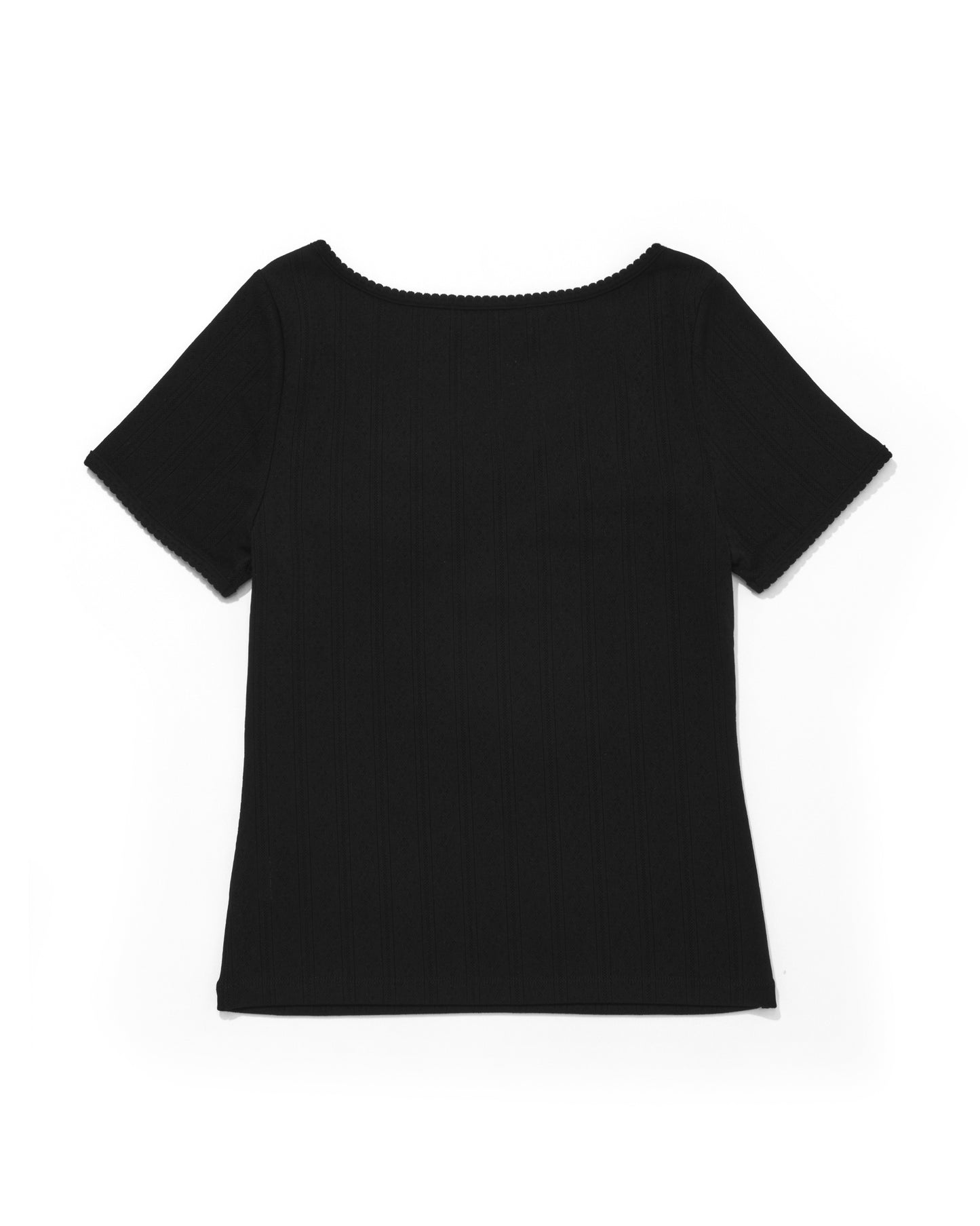 Mini Box Logo Eyelet Lace Tee