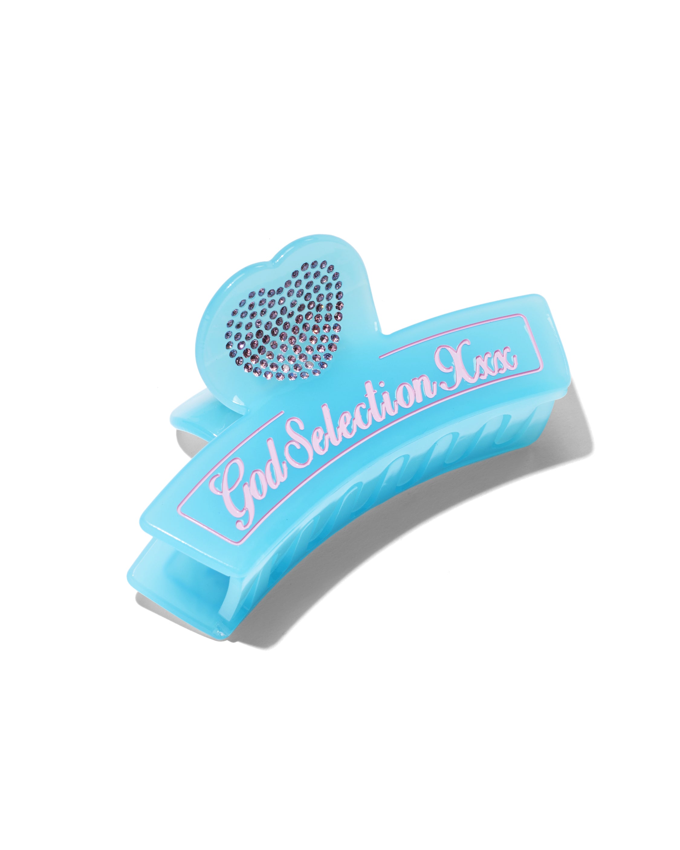 アクセサリー CAREERING GOD SELECTION XXX #HF00X Script Logo Heart Hair Clip – GOD SELECTION XXX