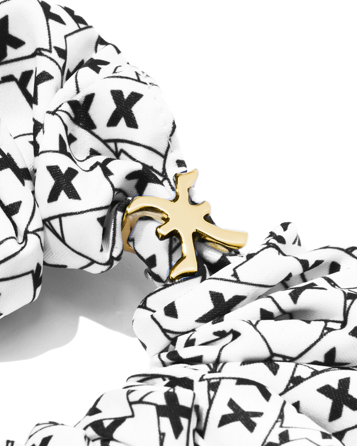 XXX Monogram Logo Scrunchie