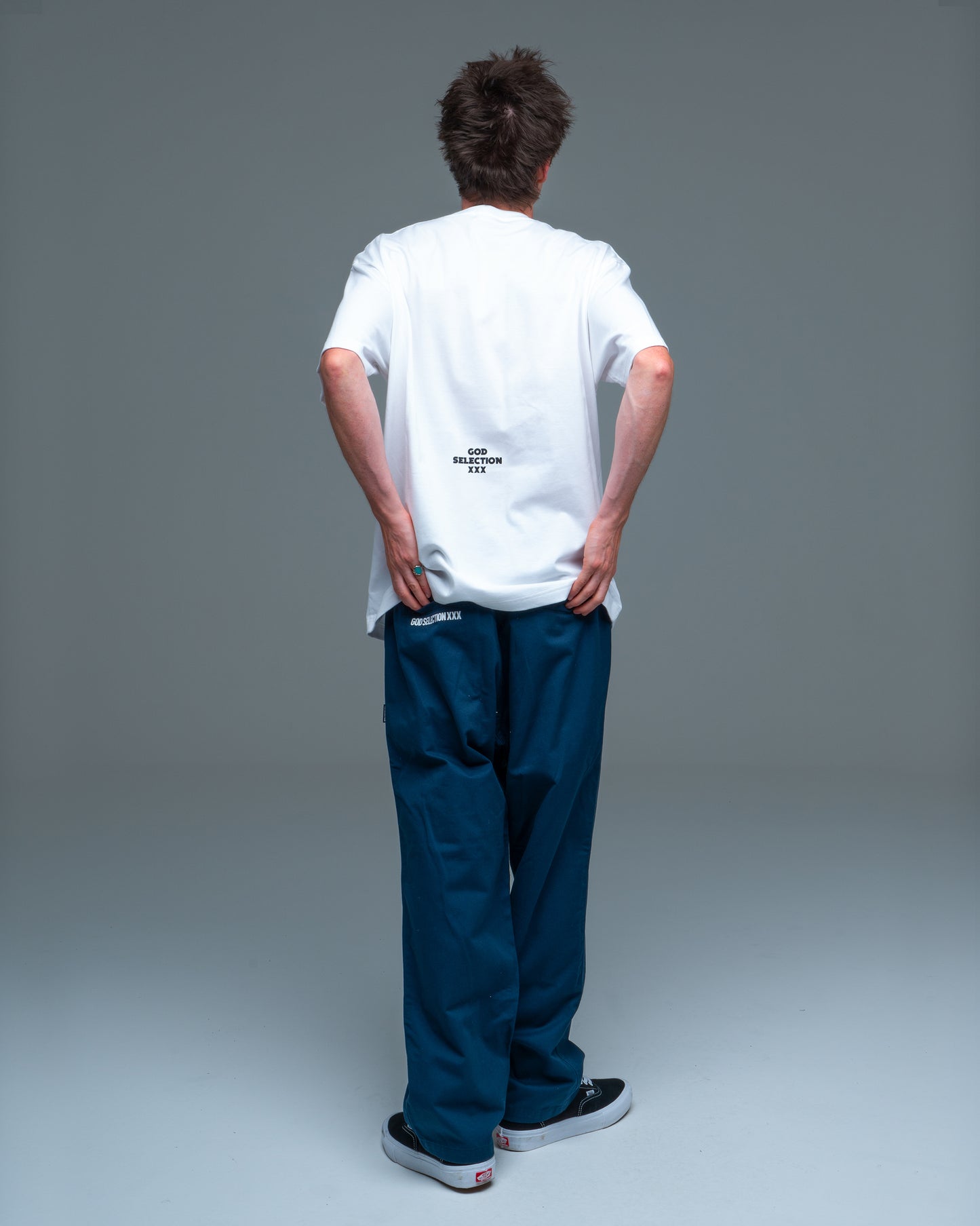 Back logo Cotton Easy Pants