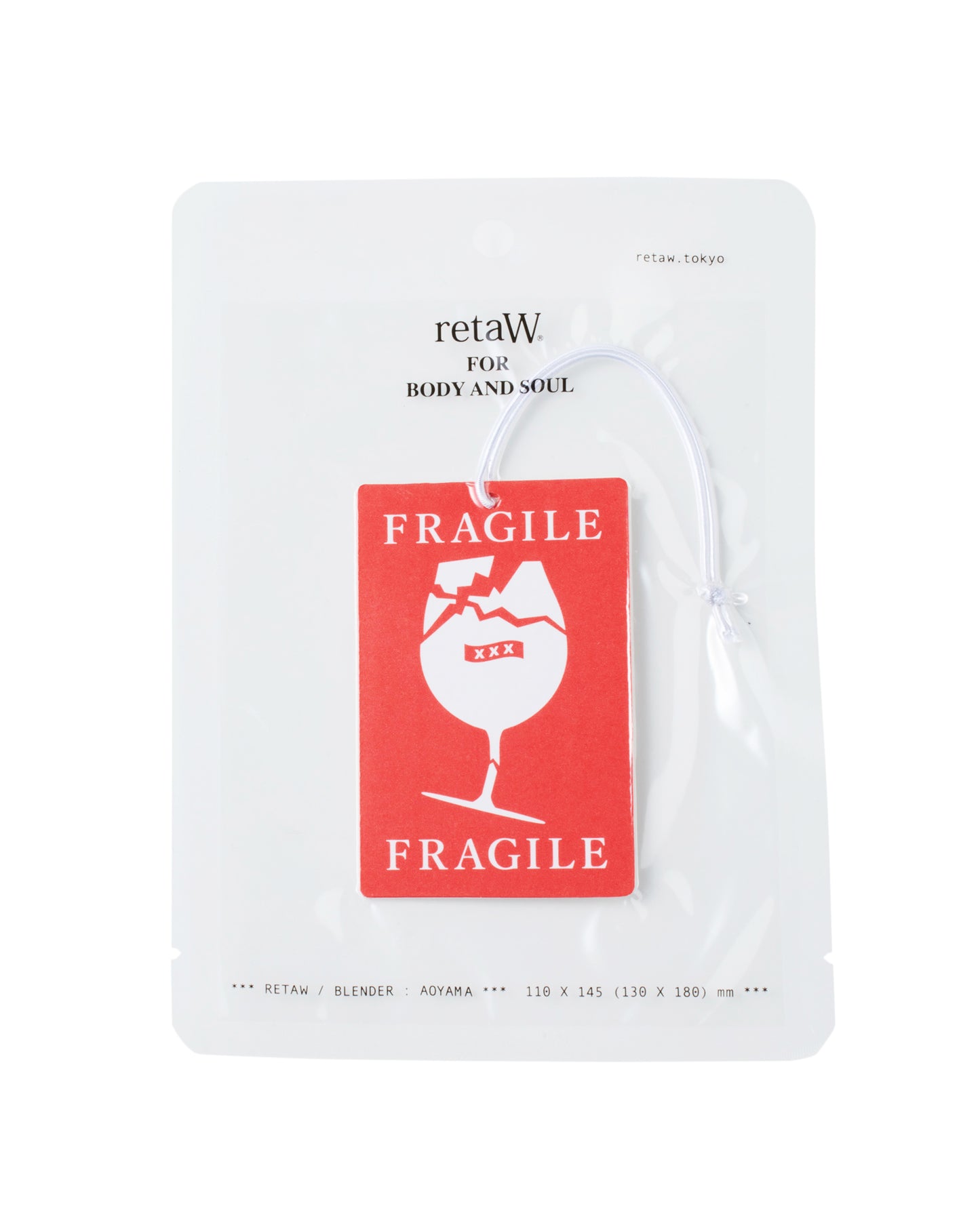 retaW × GOD SELECTION XXX FRAGRANCE CAR TAG