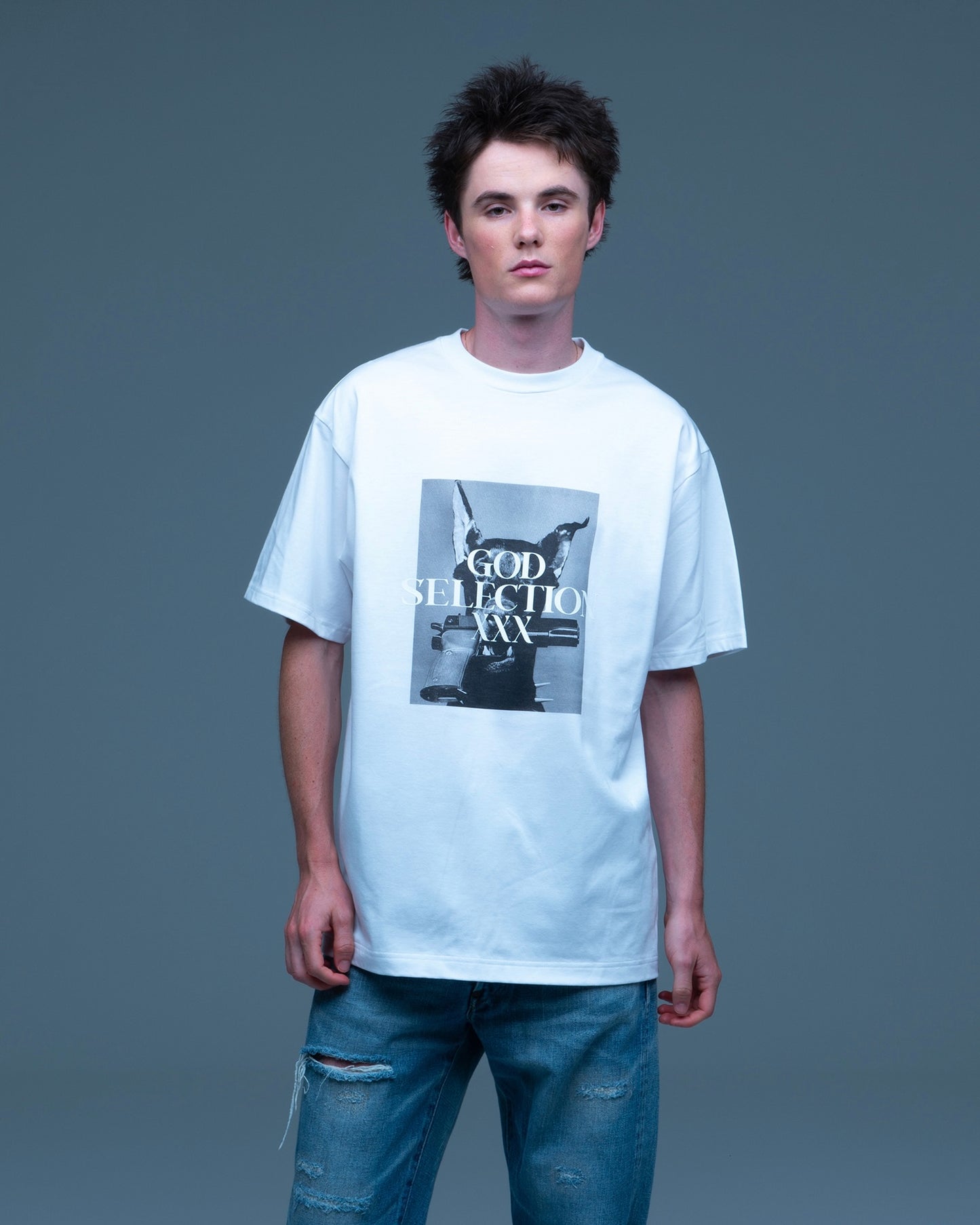 Doberman & Gun Logo Photo Tee