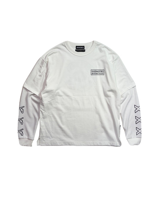 CIRCLE LOGO LAYERED T-SHIRT