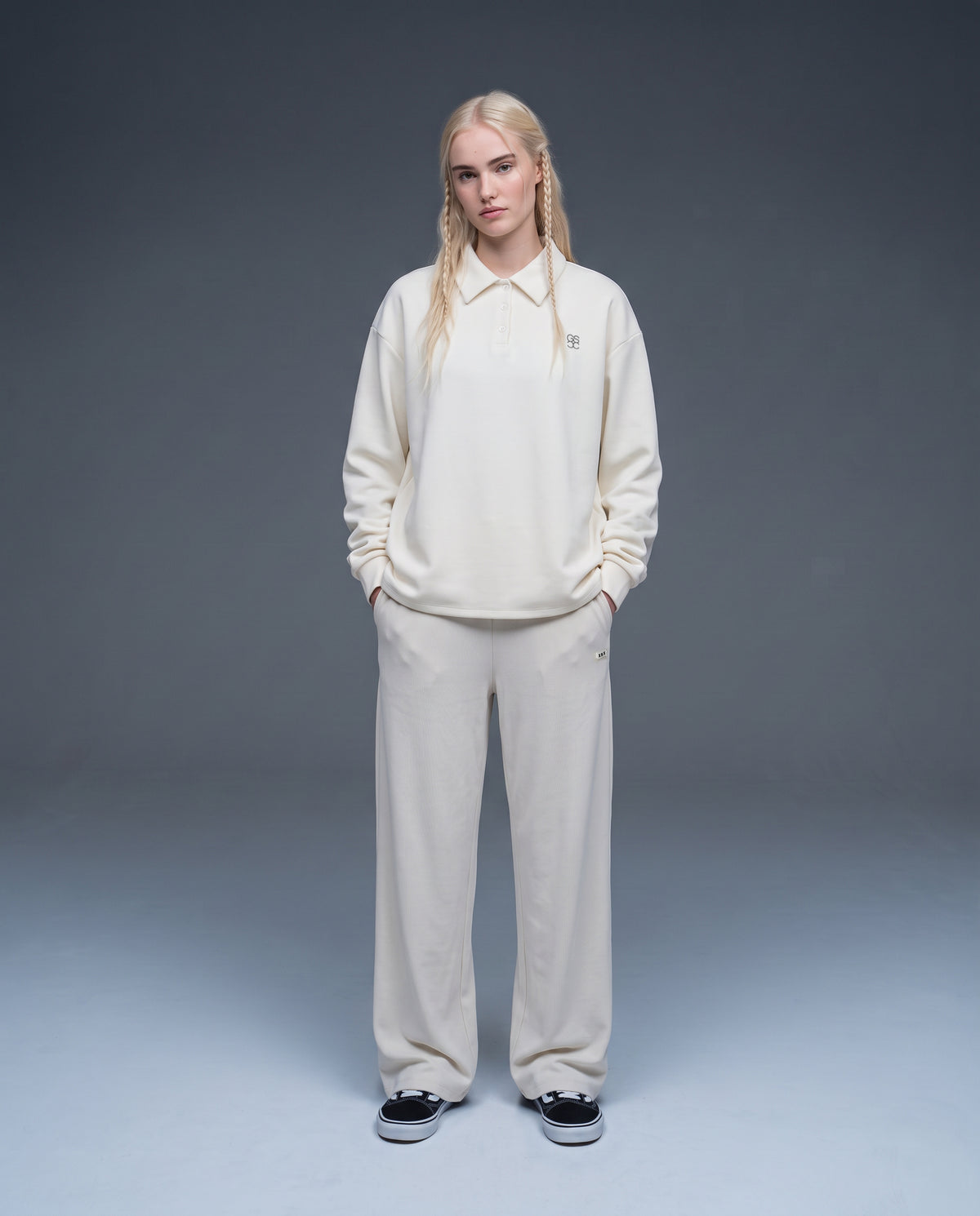 Mini Box Logo Ribbed Longpants