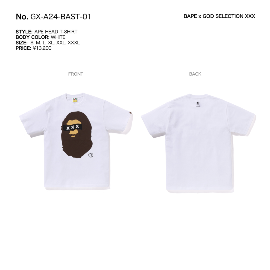 BAPE × GOD SELECTION XXX｜NEWS｜GOD SELECTION XXX 公式サイト