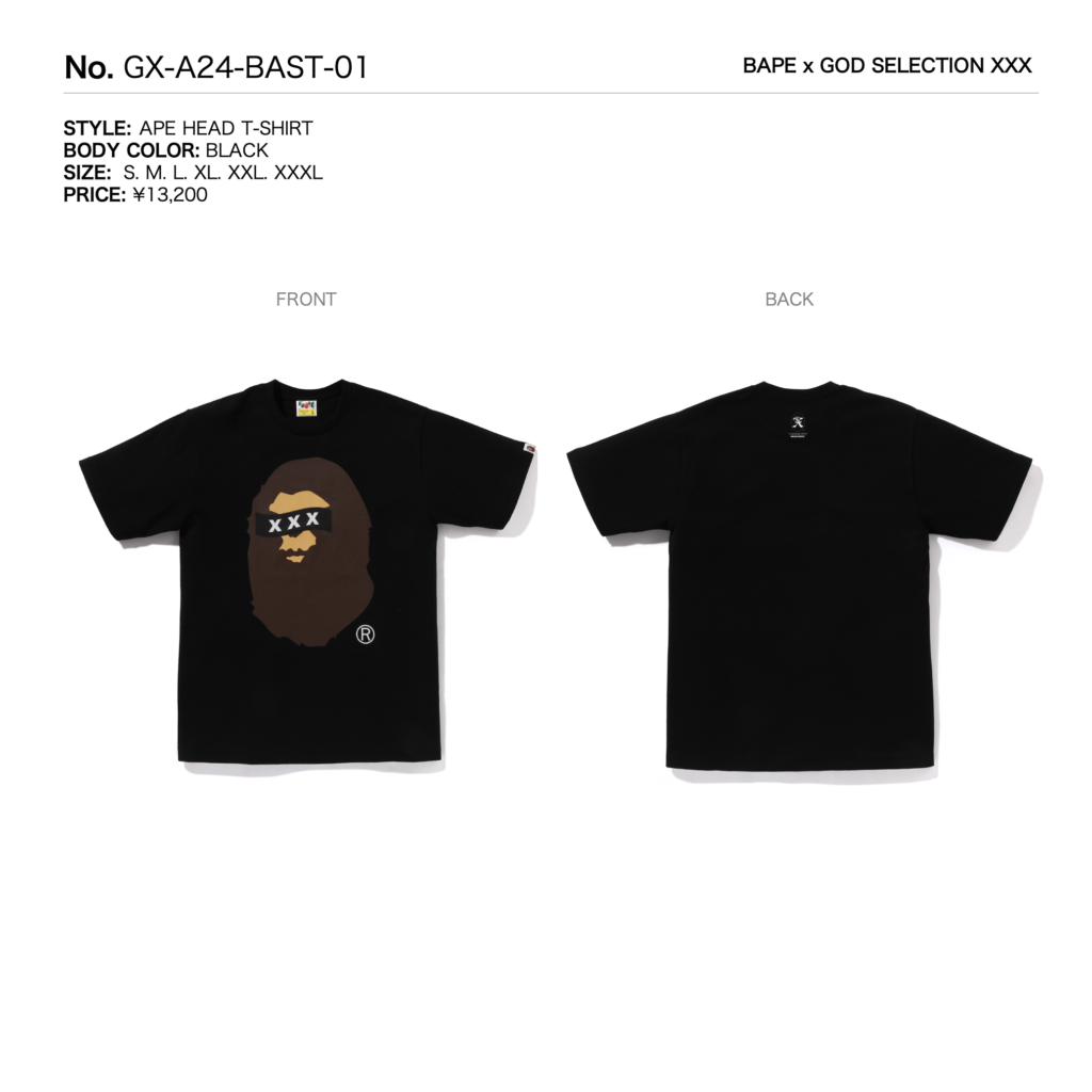 BAPE × GOD SELECTION XXX｜NEWS｜GOD SELECTION XXX 公式サイト